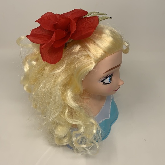 Red rose 🌹 Halloween hair clip creepy hand bones - Picture 6 of 16